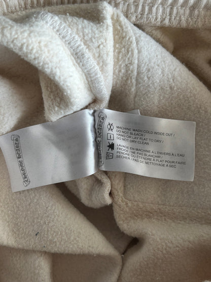 Chrome Hearts Drake Cream & Pink Certified Chrome Cross Logo Sweatpants