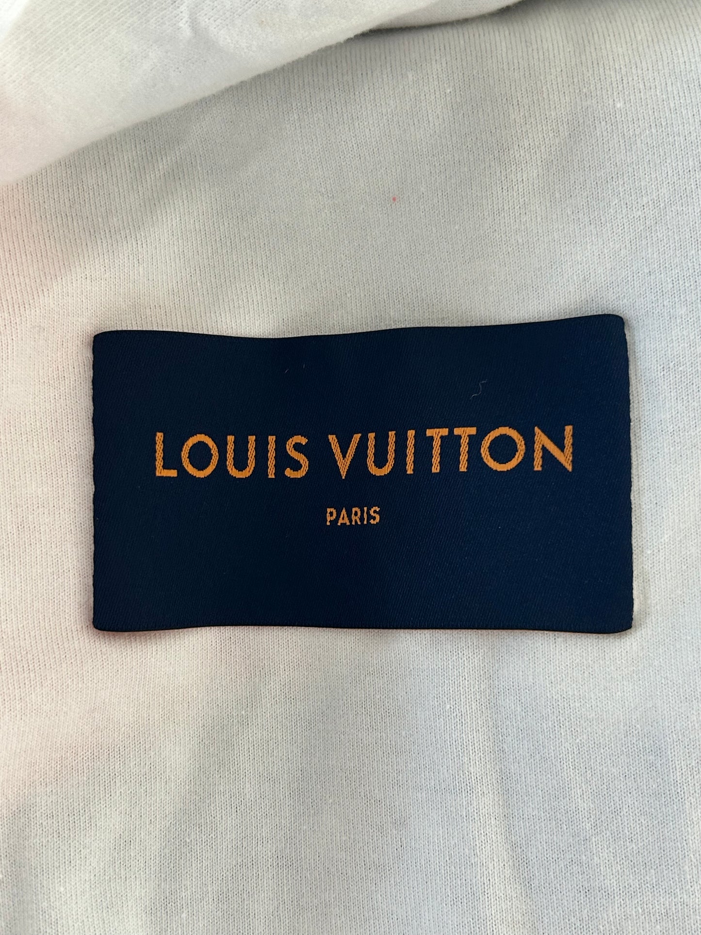 Louis Vuitton Blue & Orange Camo Monogram Fleece Zip Up Jacket