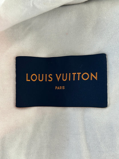Louis Vuitton Blue & Orange Camo Monogram Fleece Zip Up Jacket