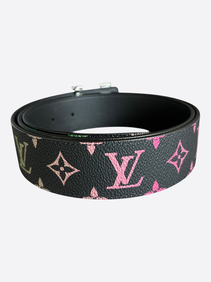 Louis Vuitton Black & Rainbow Monogram Belt