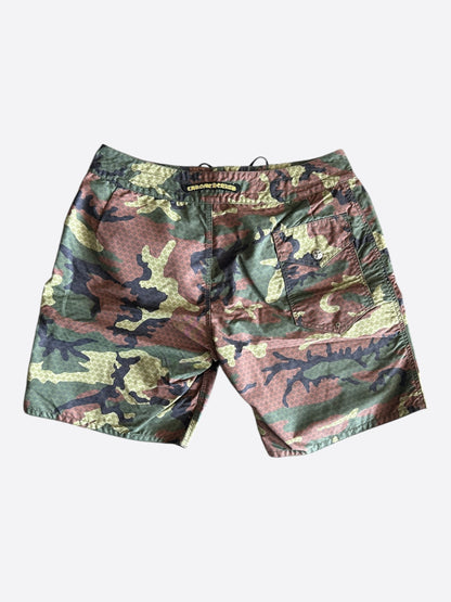 Chrome Hearts Camouflage Cross Jacquard Patch Swimshorts