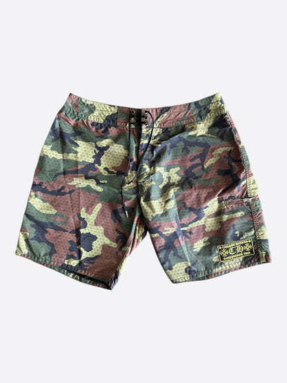 Chrome Hearts Camouflage Cross Jacquard Patch Swimshorts