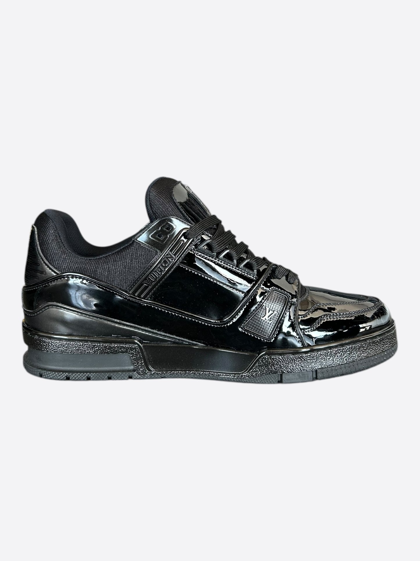Louis Vuitton Black Patent Leather Trainer