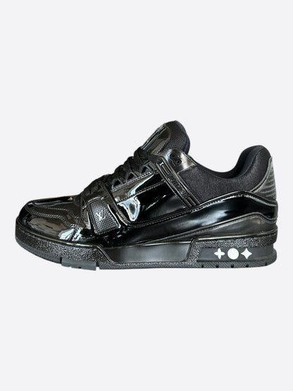 Louis Vuitton Black Patent Leather Trainer