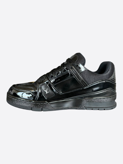Louis Vuitton Black Patent Leather Trainer
