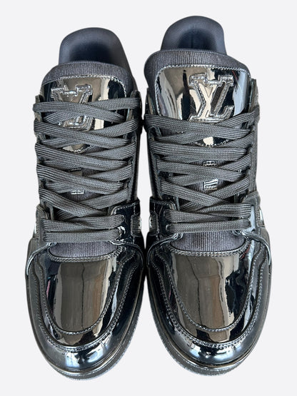 Louis Vuitton Black Patent Leather Trainer