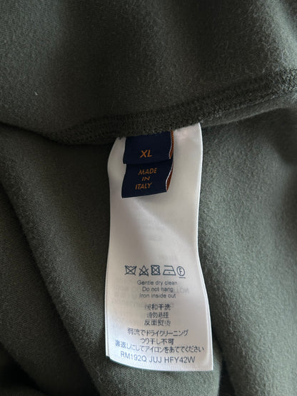 Louis Vuitton Olive Staples Zip Up Hoodie