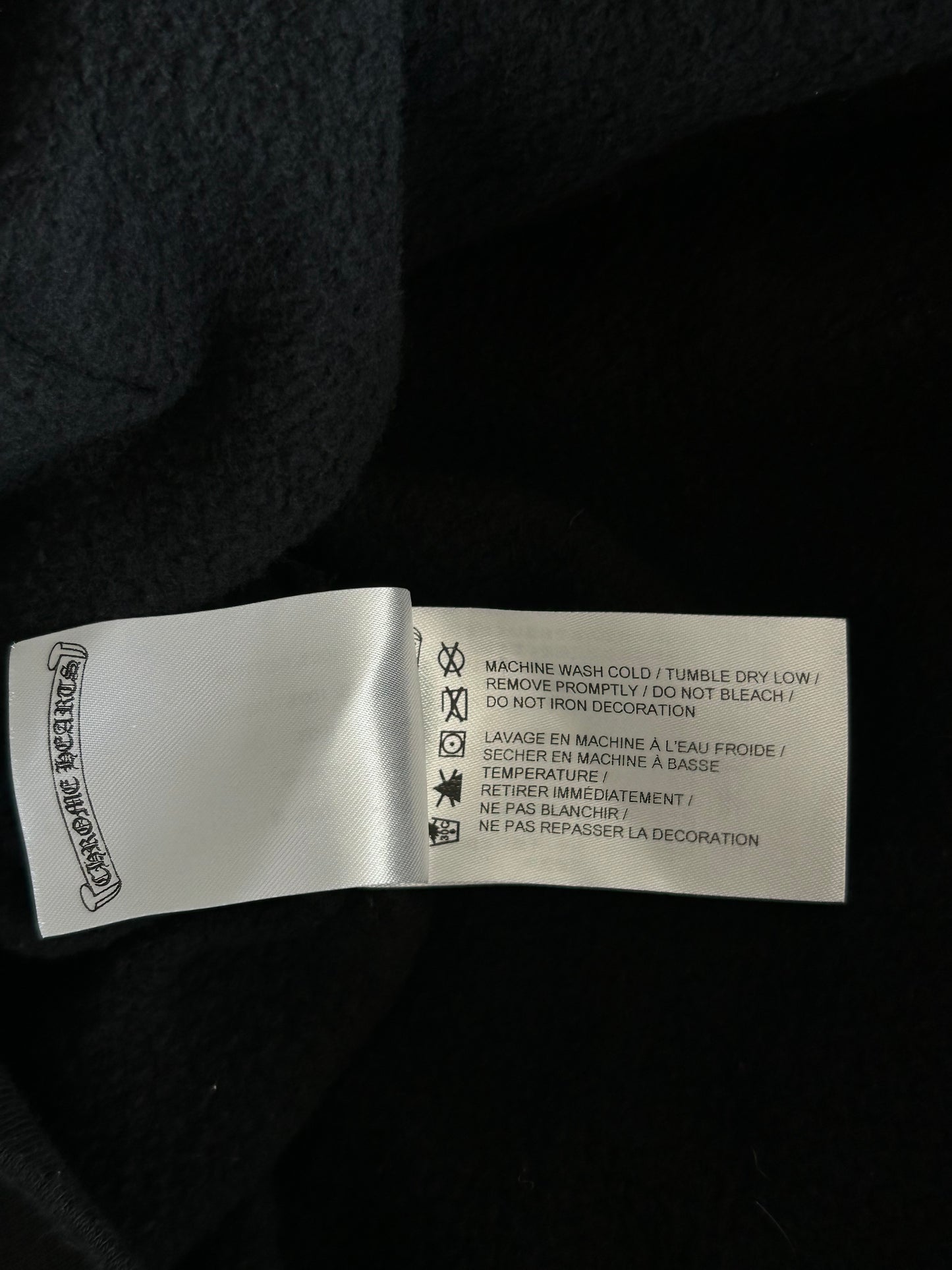 Chrome Hearts Black Multicolor Foti Horseshoe Logo Hoodie