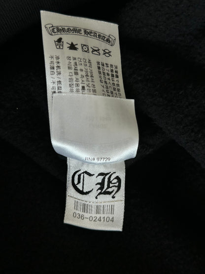 Chrome Hearts Black Multicolor Foti Horseshoe Logo Hoodie