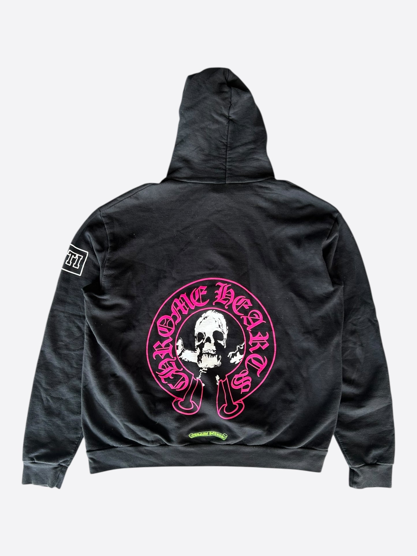 Chrome Hearts Black Multicolor Foti Horseshoe Logo Hoodie