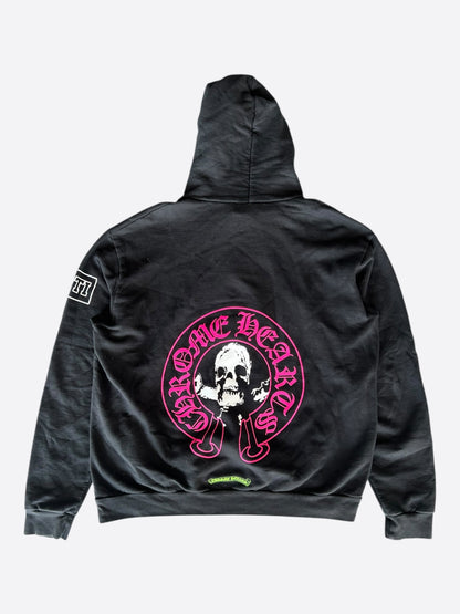 Chrome Hearts Black Multicolor Foti Horseshoe Logo Hoodie