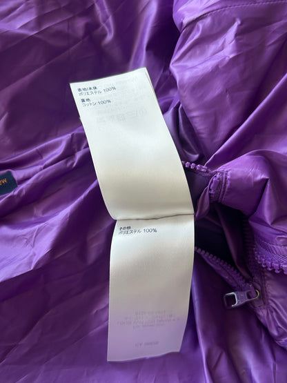 Louis Vuitton Purple Flower Monogram Puffer Jacket