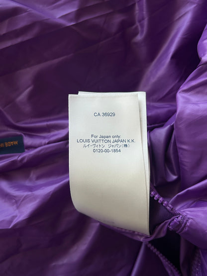 Louis Vuitton Purple Flower Monogram Puffer Jacket