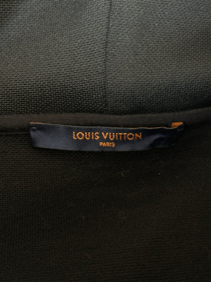 Louis Vuitton Black Oz Embroidered Zip Up Hoodie