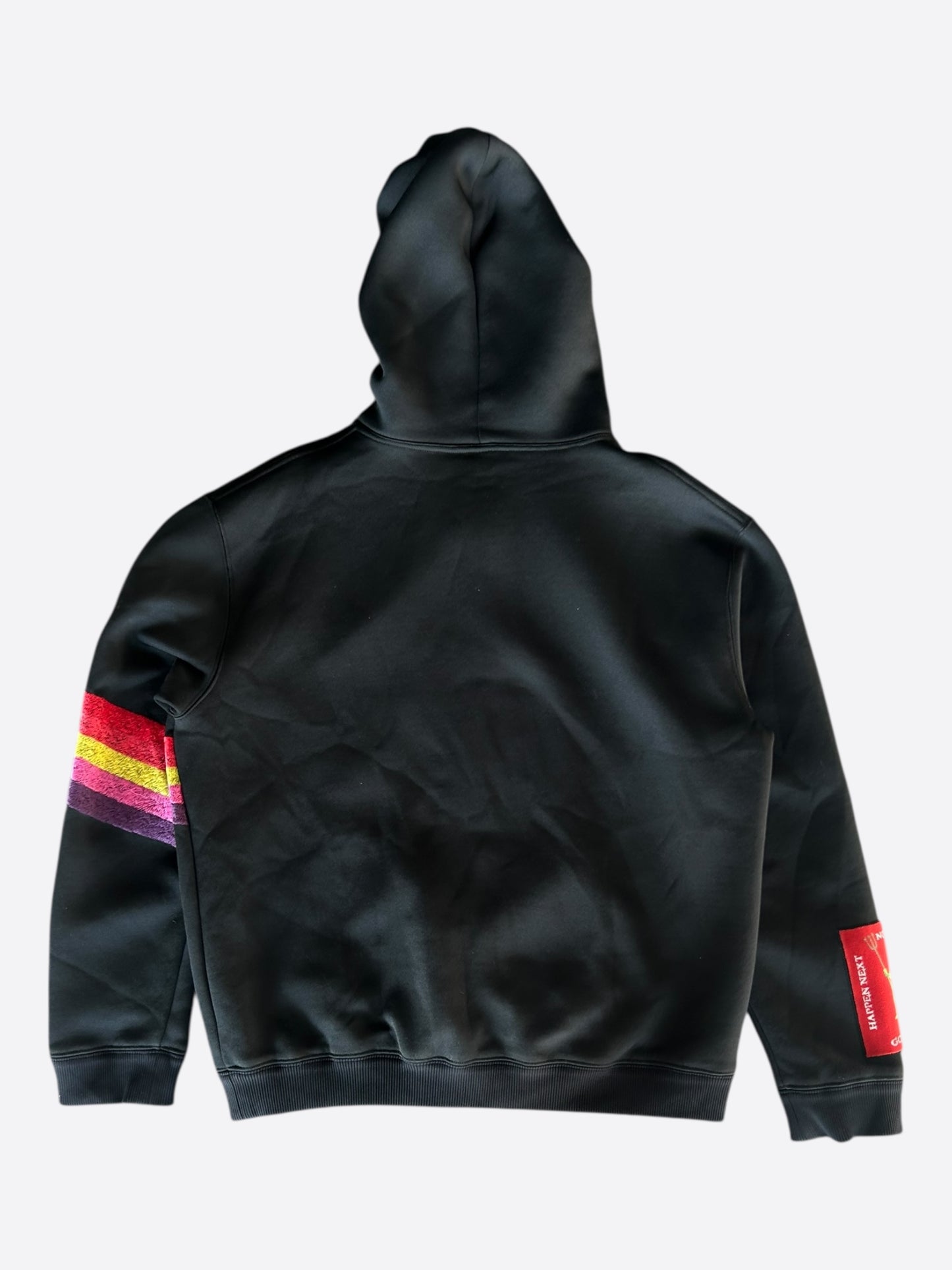Louis Vuitton Black Oz Embroidered Zip Up Hoodie