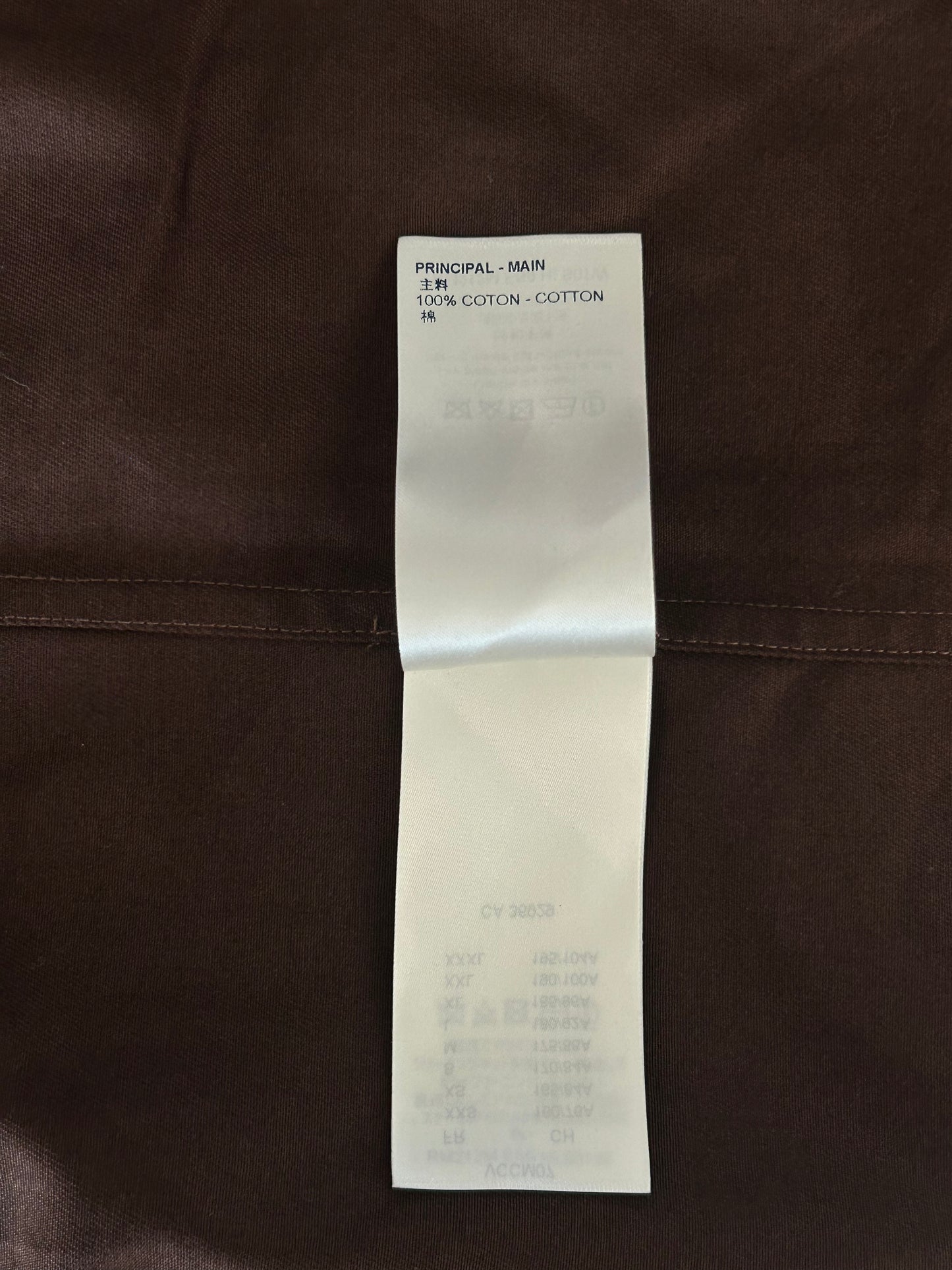 Louis Vuitton NBA Brown Multicolor Letters Button Up Shirt