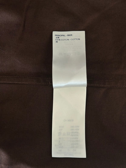 Louis Vuitton NBA Brown Multicolor Letters Button Up Shirt