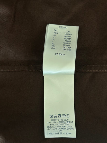 Louis Vuitton NBA Brown Multicolor Letters Button Up Shirt