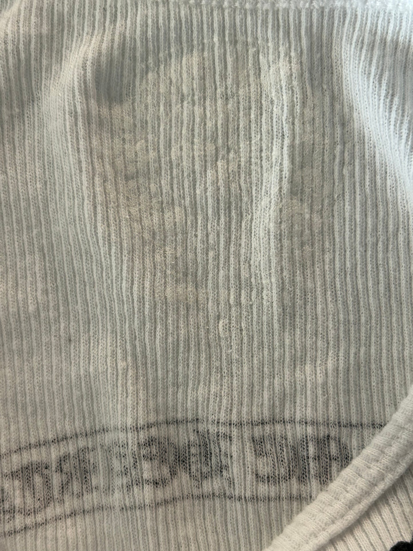 Chrome Hearts White & Black Scroll Logo Tank Top