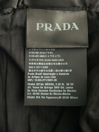 Prada Black Nylon Logo Track Pants