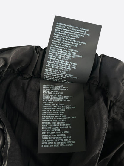 Prada Black Nylon Logo Track Pants