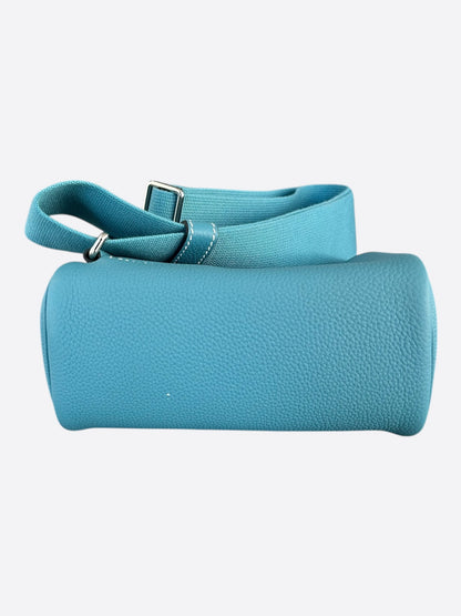 Hermes Blue Jean HAC A Dos Crossbody Backpack