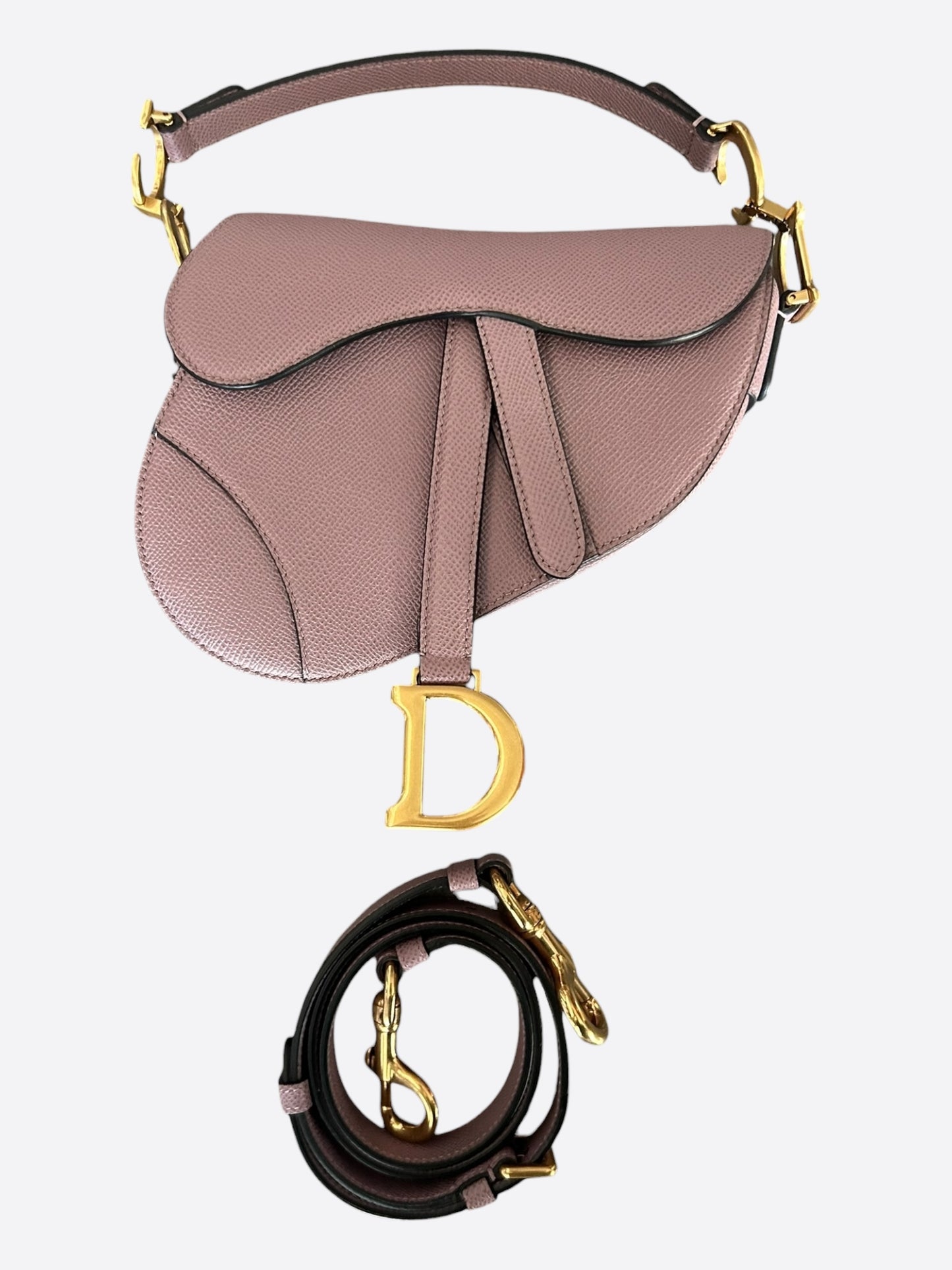 Dior Pink Saddle Bag