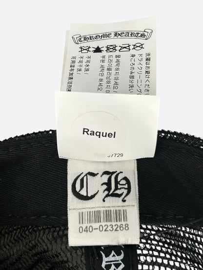 Chrome Hearts Black & White Las Vegas Trucker Hat