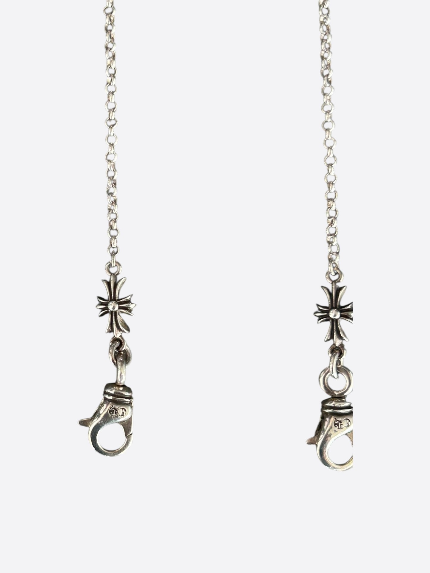 Chrome Hearts Silver Cross Glasses Chain