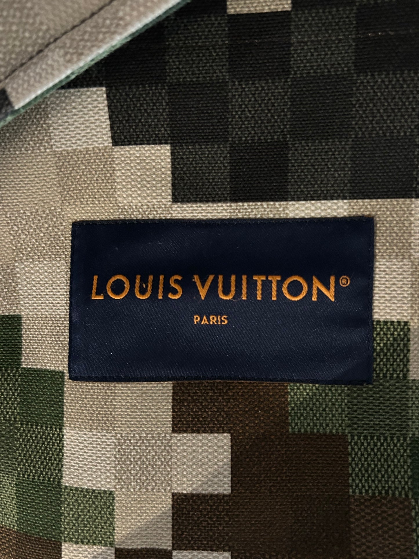 Louis Vuitton Green Damoflage Parka