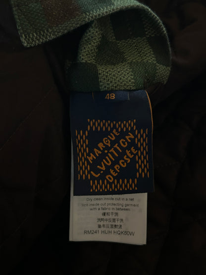 Louis Vuitton Green Damoflage Parka