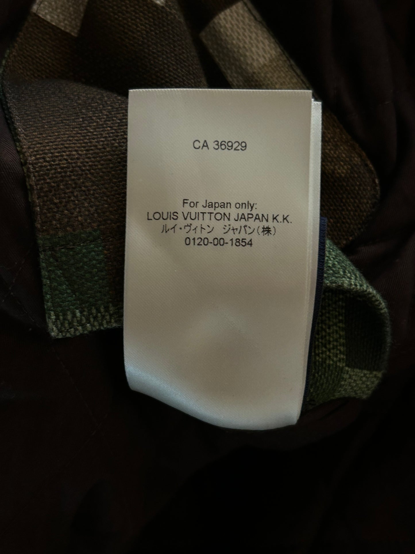 Louis Vuitton Green Damoflage Parka