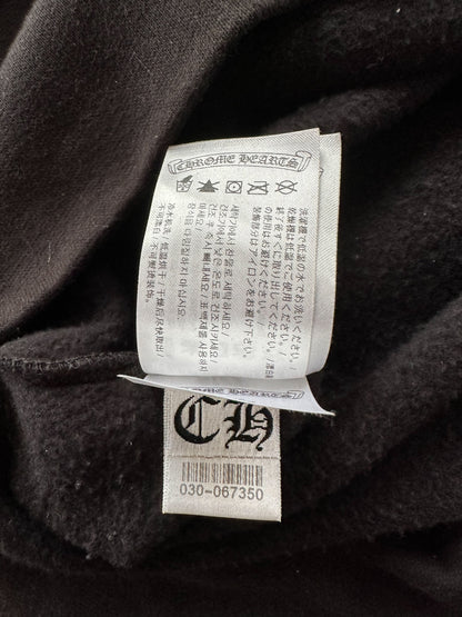 Chrome Hearts Black & White Script Print Hoodie