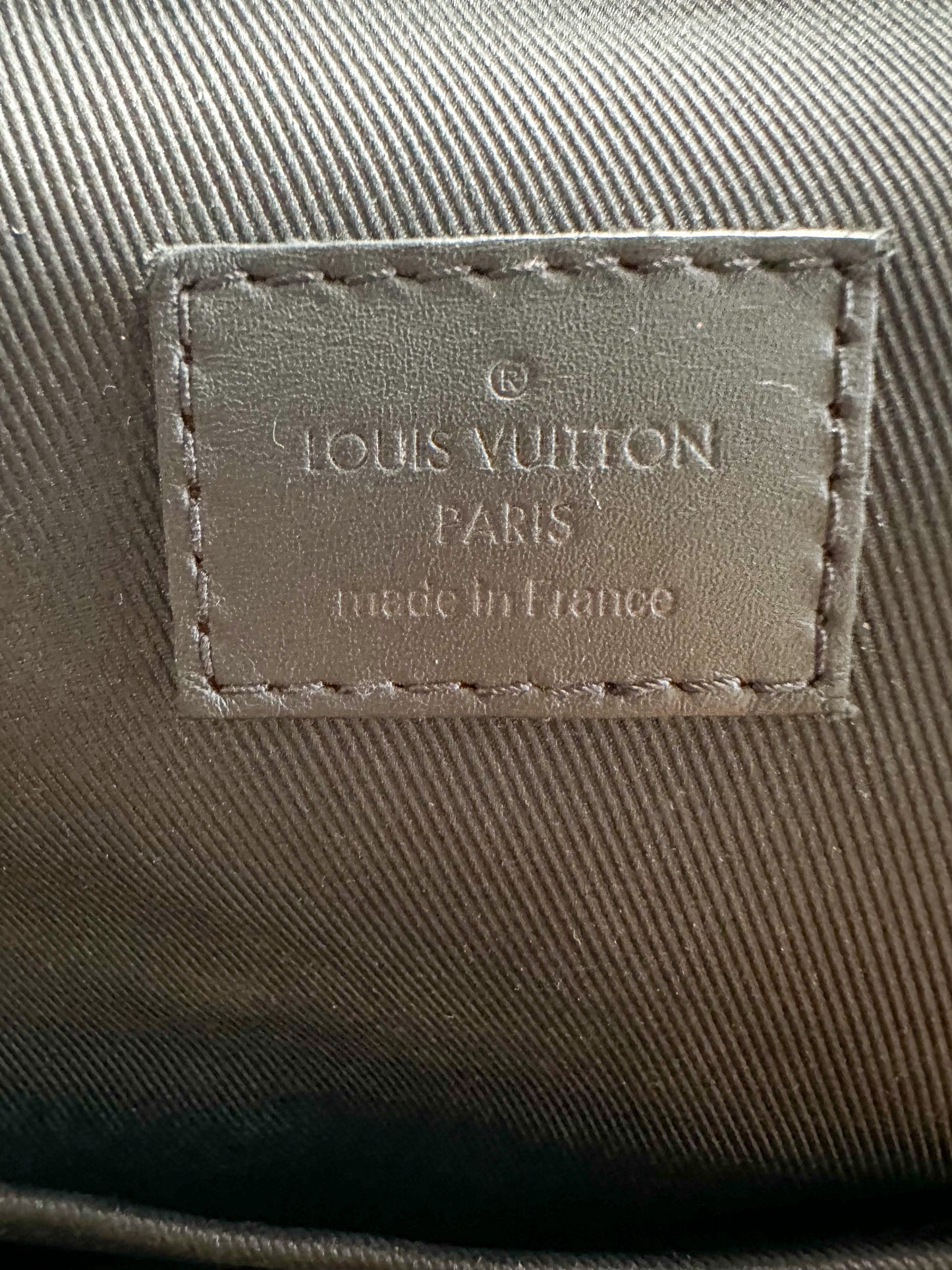 Louis Vuitton Black Damier Infini Leather Sling Bag