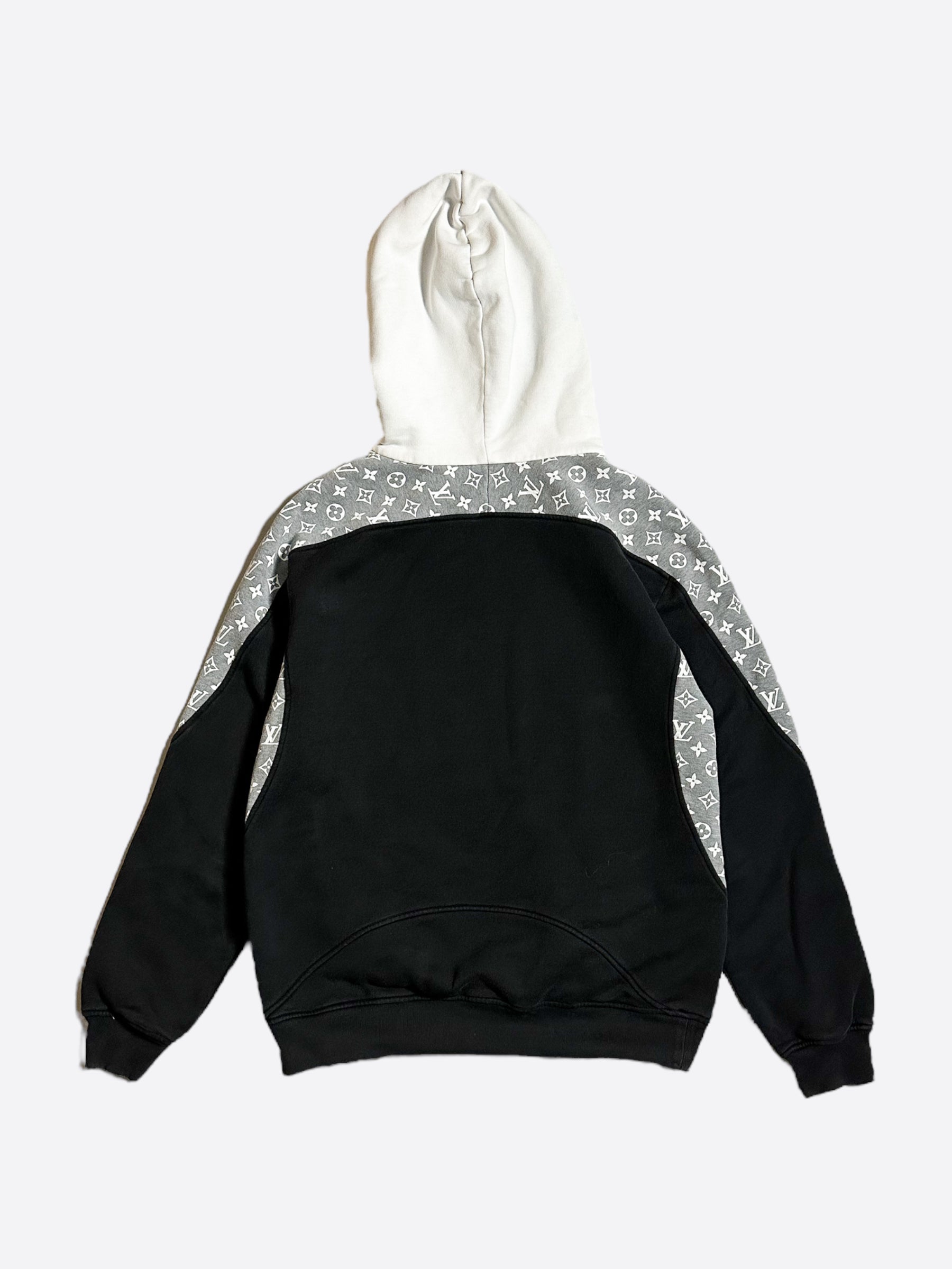 Lv round cut hot sale reflective monogram hoodie