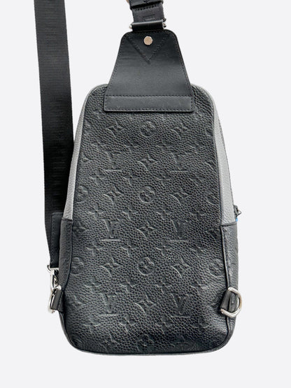 Louis Vuitton Grey & Blue LV Empreinte Sling