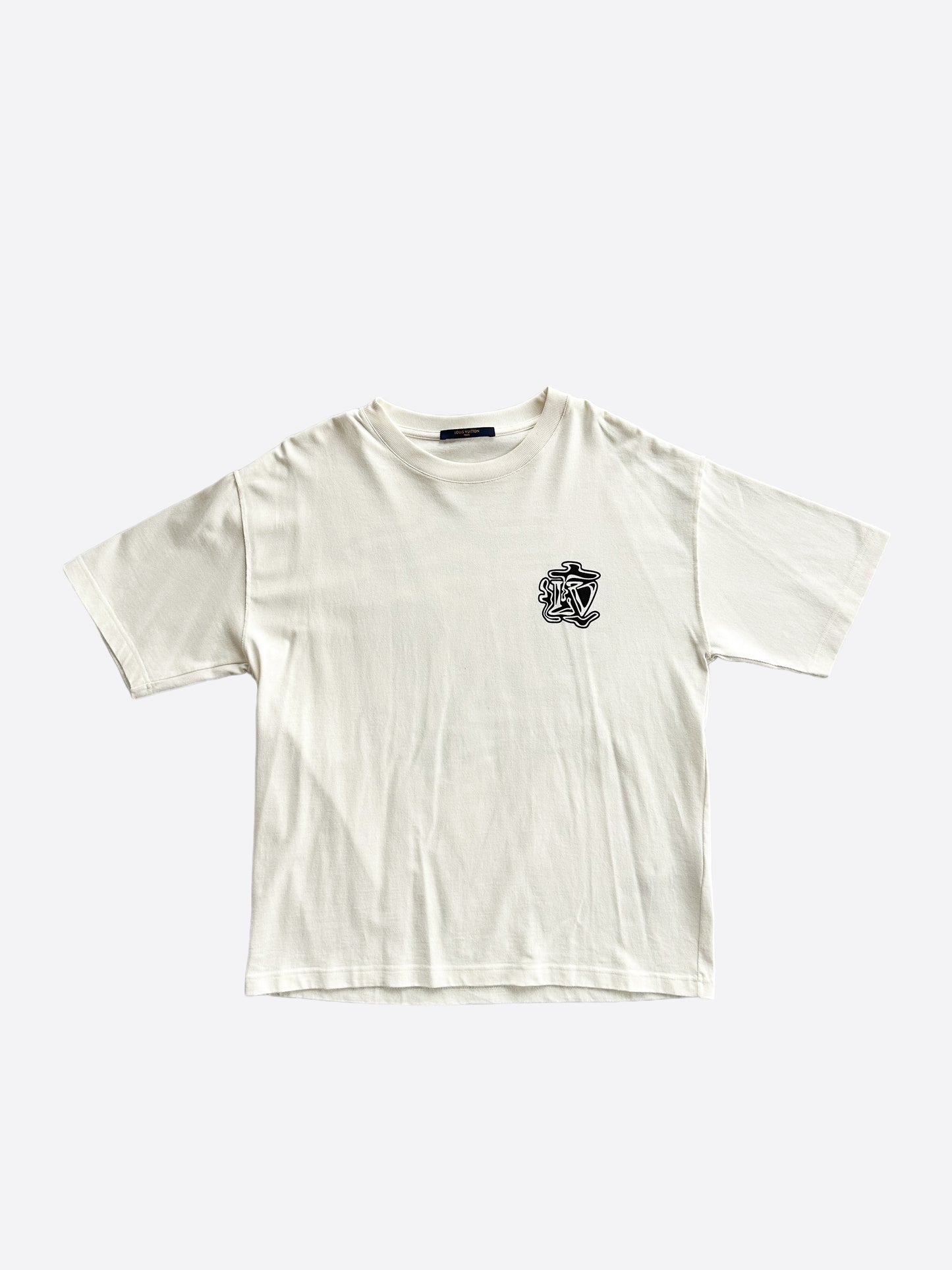 Louis Vuitton White Smoke Logo T-Shirt