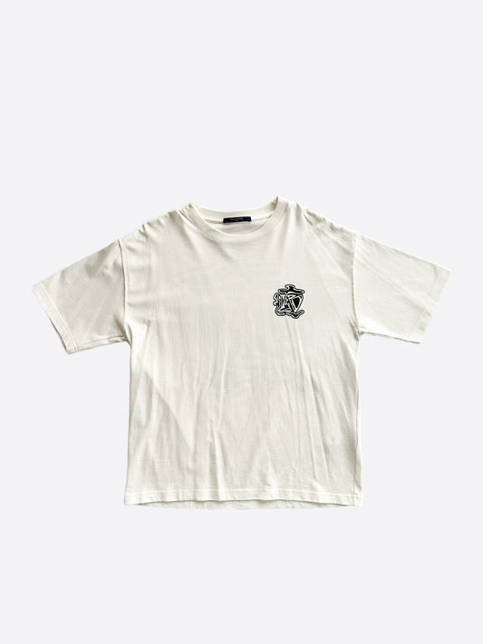 Louis Vuitton White Smoke Logo T-Shirt