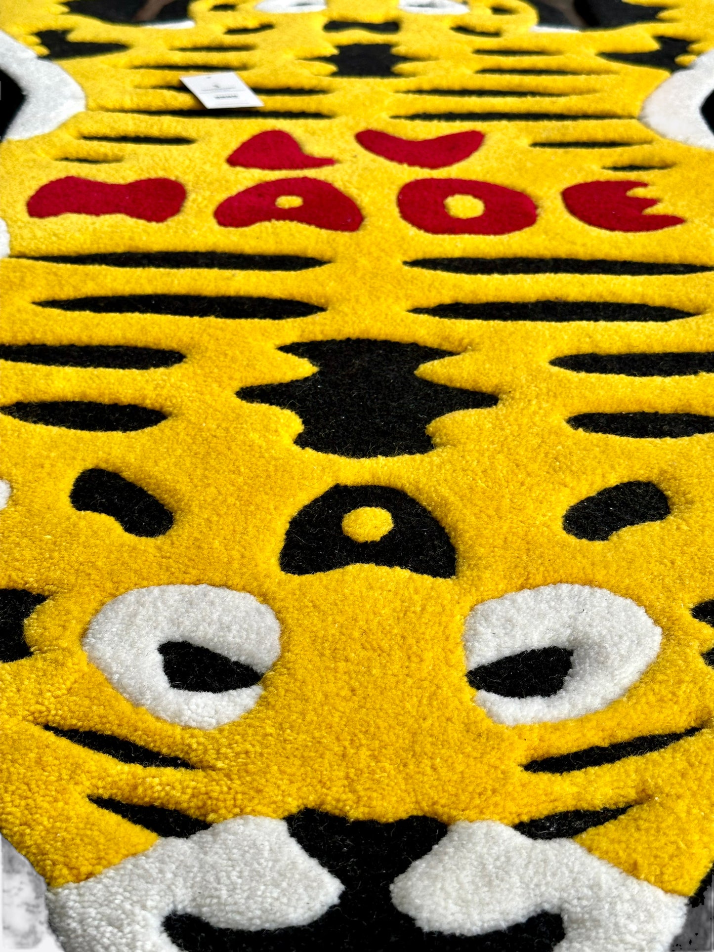 Louis Vuitton Nigo Yellow Tiger Wool Rug