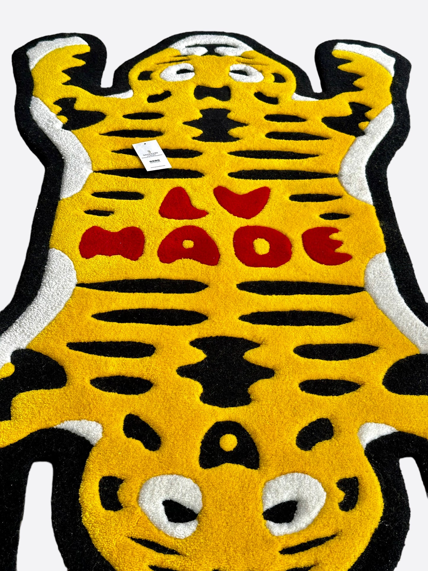 Louis Vuitton Nigo Yellow Tiger Wool Rug