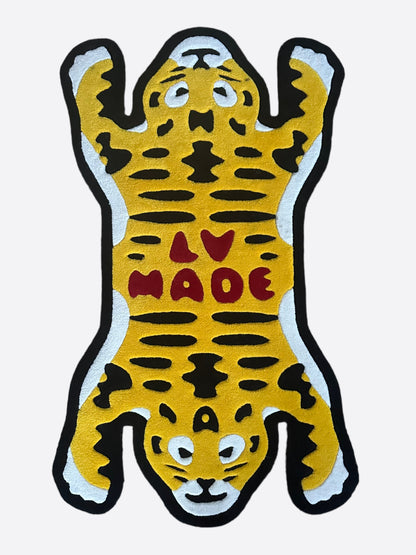 Louis Vuitton Nigo Yellow Tiger Wool Rug
