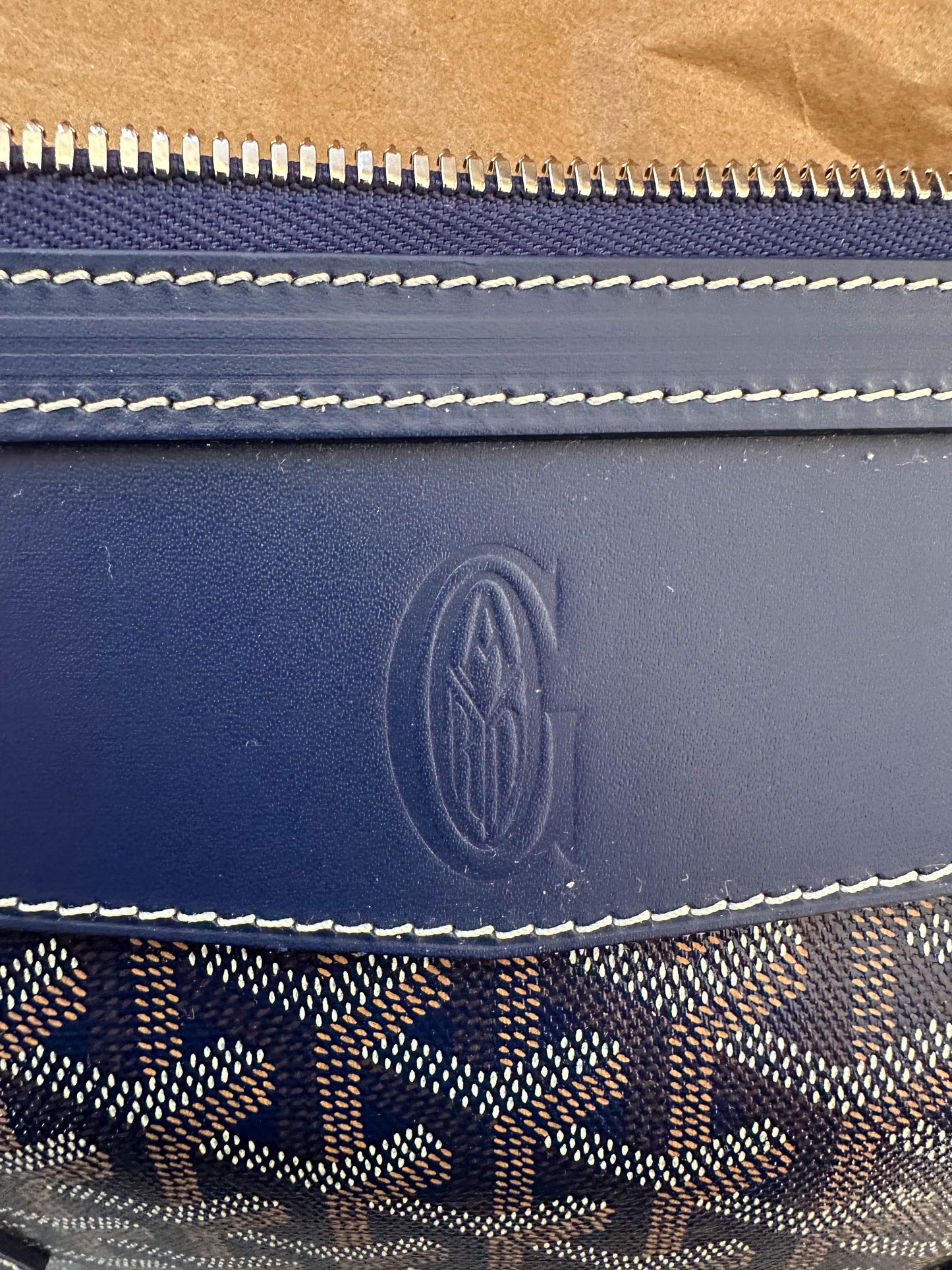 Goyard Blue & Brown Boeing 55