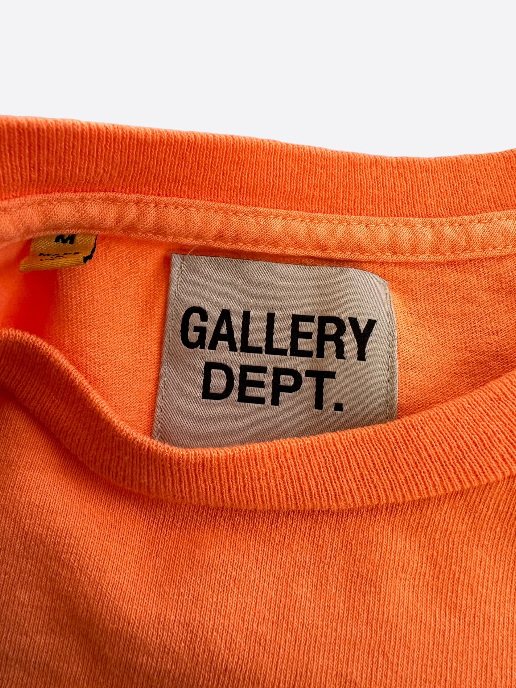 Long 2024 sleeve gallery dept orange t shirt