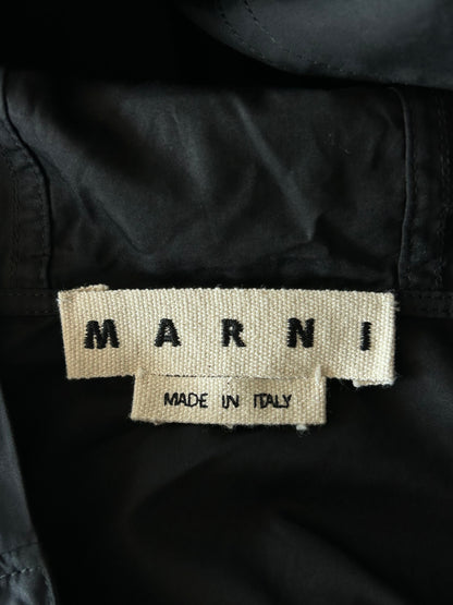 Marni Black Laced Anorak Military Jacket