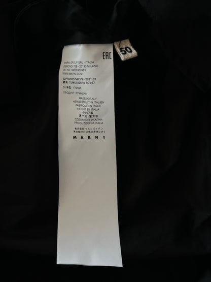 Marni Black Laced Anorak Military Jacket