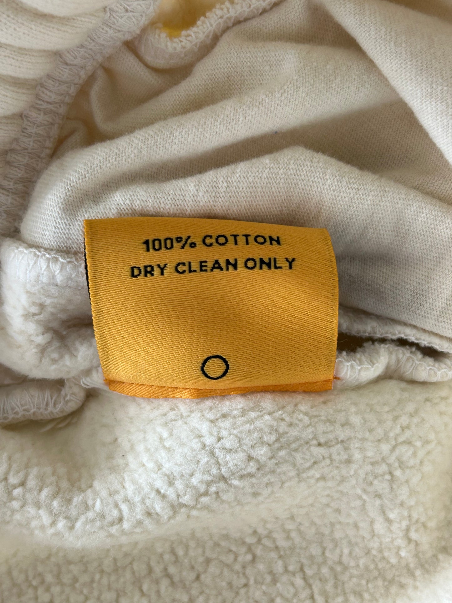 Gallery Dept Cream & Black Logo Paint Splatter Flared Sweatpants