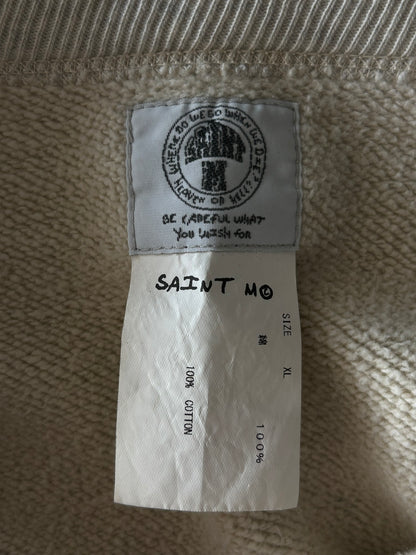 Saint Michael White God Eye Graphic Sweatshirt