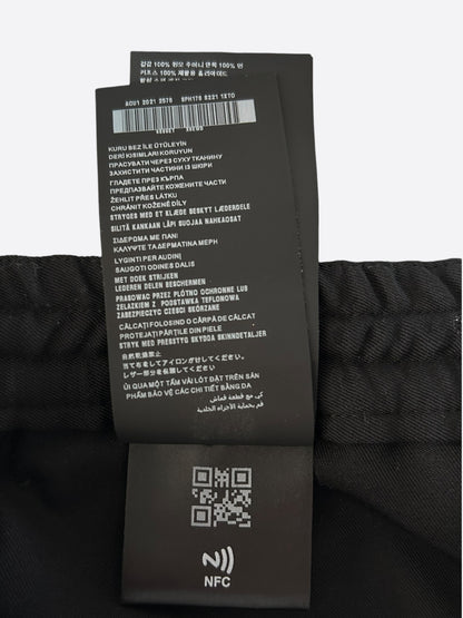 Prada Black Triangle Logo Cargo Pants