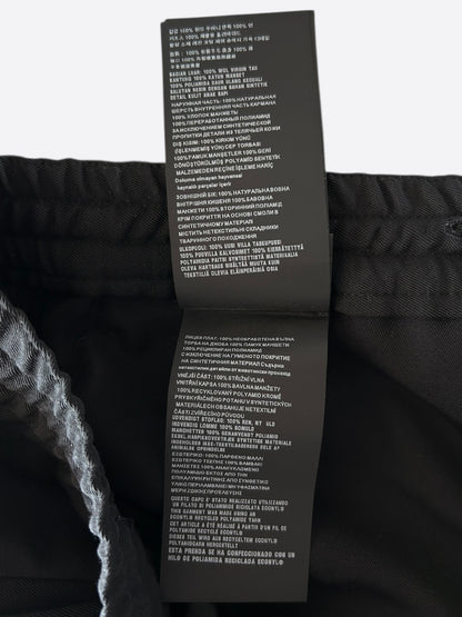 Prada Black Triangle Logo Cargo Pants