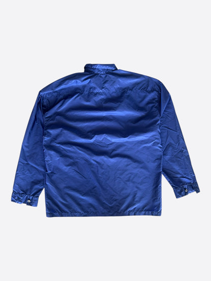 Prada Blue Zip Up Windbreaker